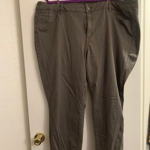 Olive jeans size 26 Venezia from Lane Bryant